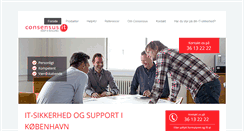 Desktop Screenshot of consensus-it.dk